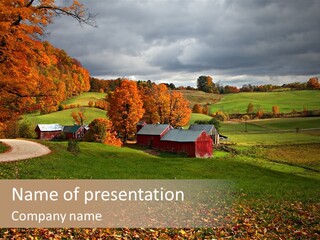 Rural Field Farm PowerPoint Template