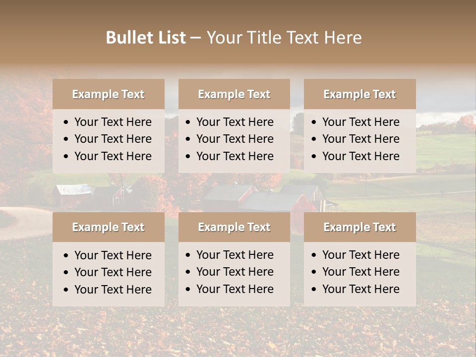Rural Field Farm PowerPoint Template