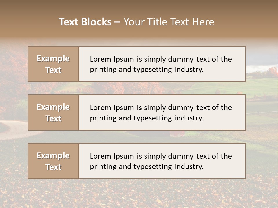 Rural Field Farm PowerPoint Template