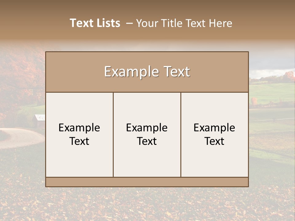 Rural Field Farm PowerPoint Template