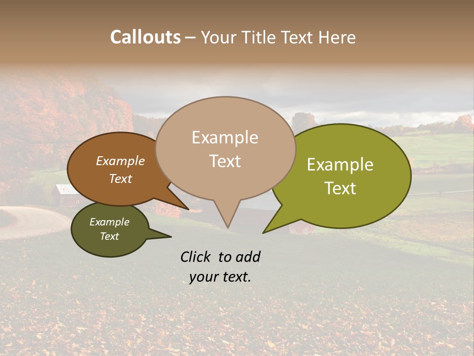 Rural Field Farm PowerPoint Template