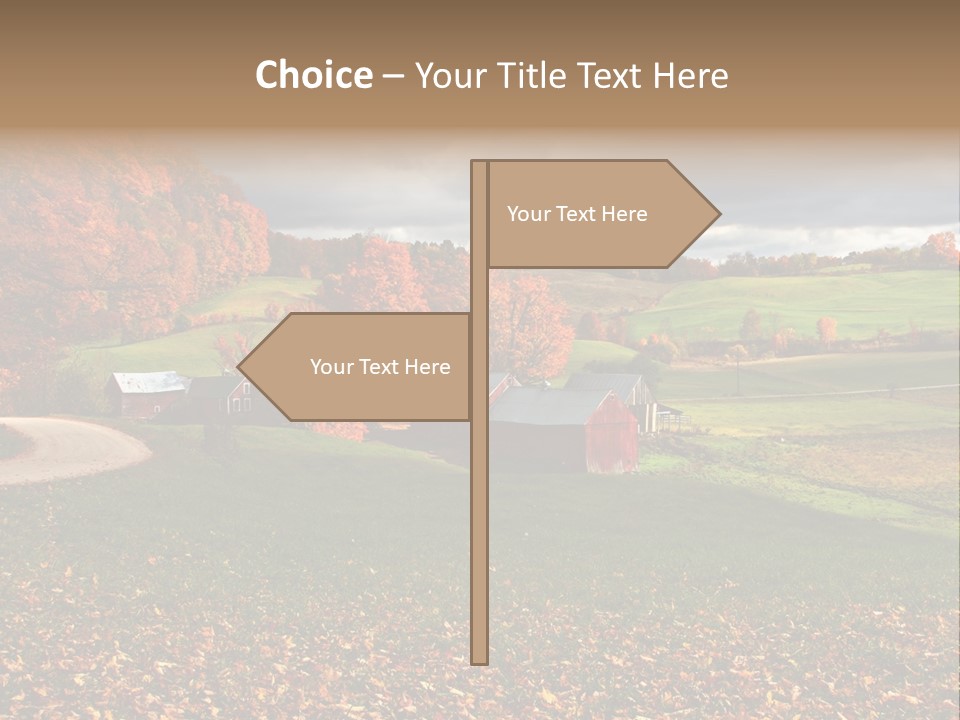 Rural Field Farm PowerPoint Template