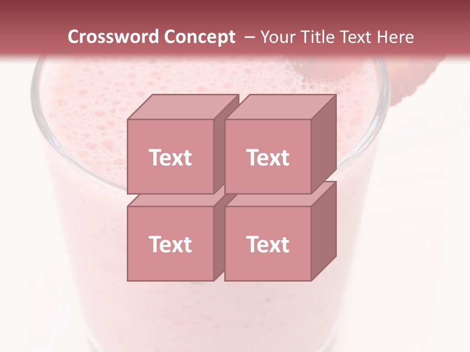 Shake Isolated Natural PowerPoint Template