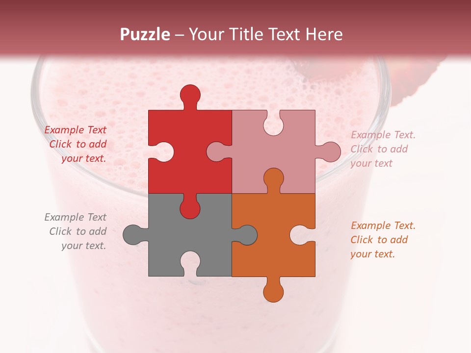 Shake Isolated Natural PowerPoint Template