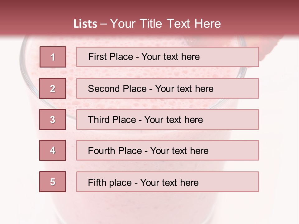Shake Isolated Natural PowerPoint Template