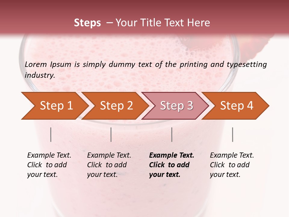 Shake Isolated Natural PowerPoint Template