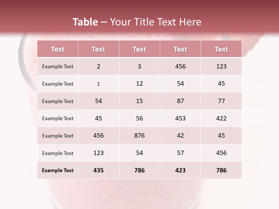 Shake Isolated Natural PowerPoint Template