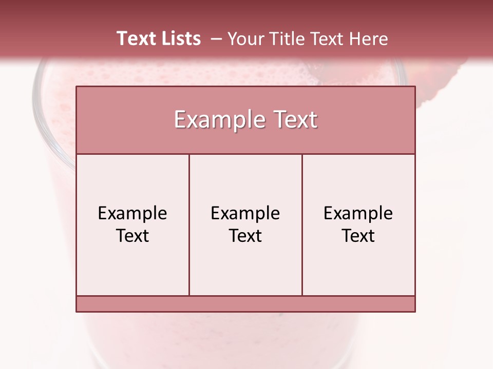 Shake Isolated Natural PowerPoint Template
