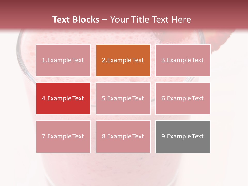 Shake Isolated Natural PowerPoint Template