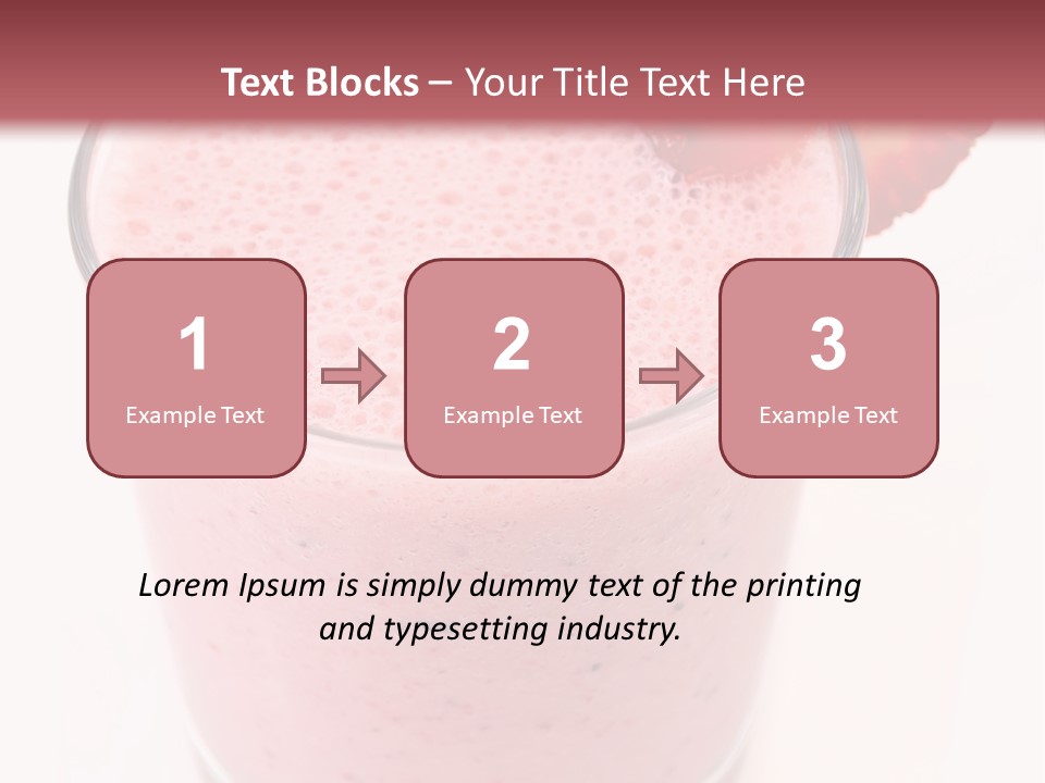 Shake Isolated Natural PowerPoint Template