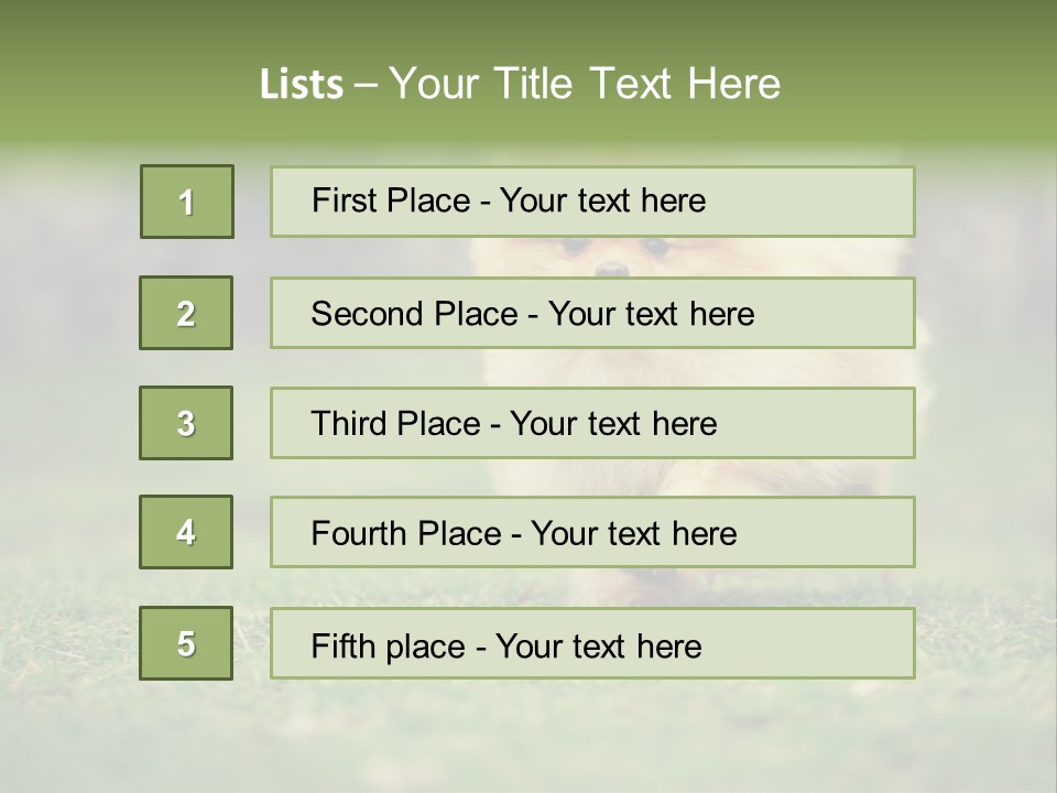 Nose Listening Showing PowerPoint Template