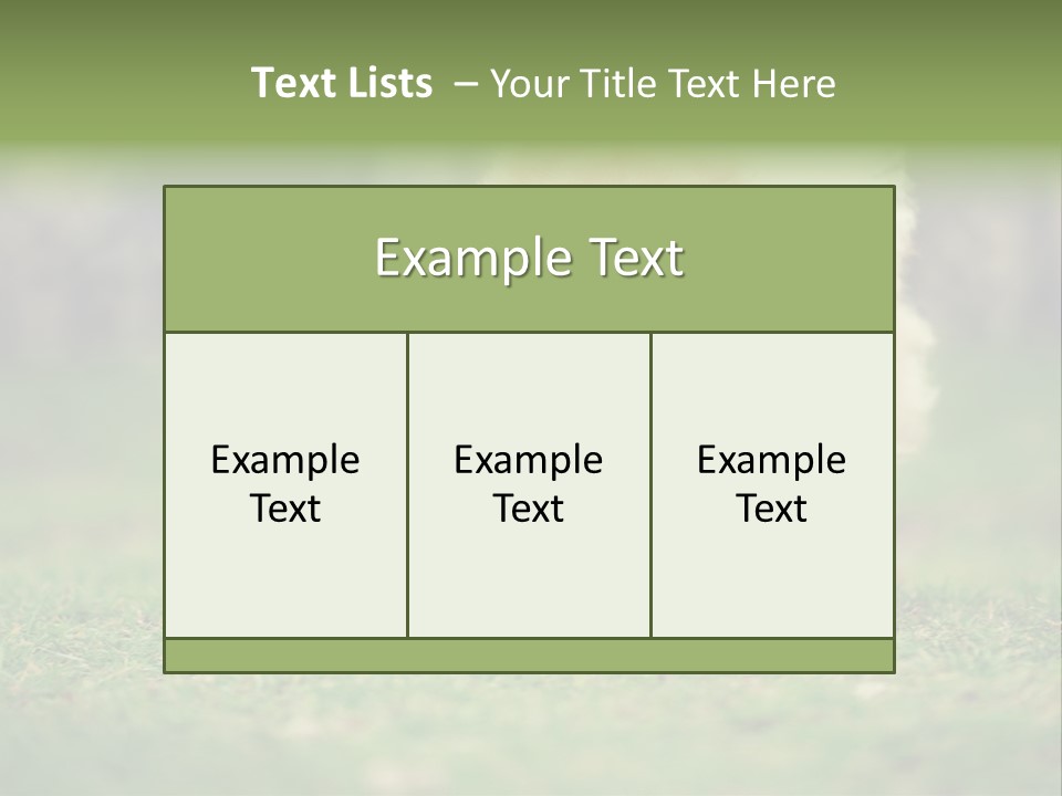 Nose Listening Showing PowerPoint Template