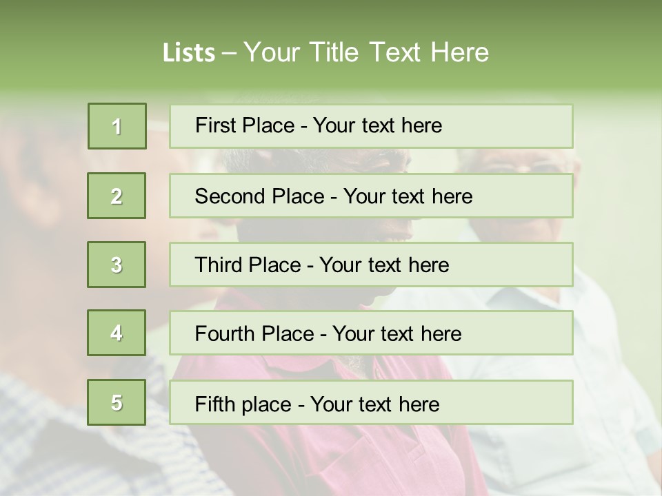 Real People Cheerful Emotions PowerPoint Template