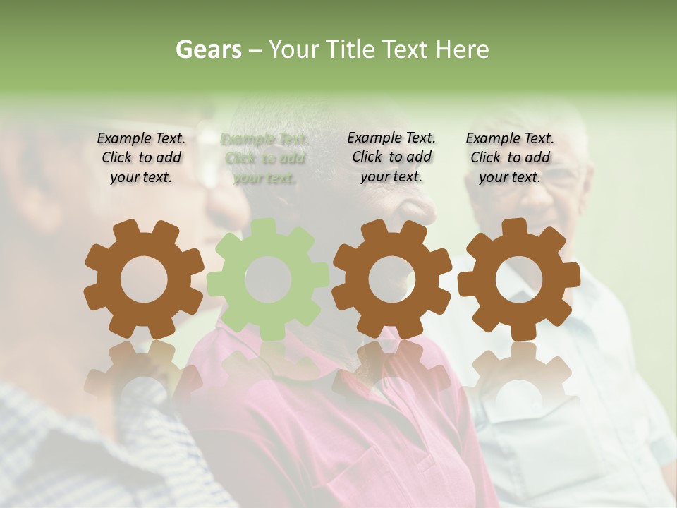 Real People Cheerful Emotions PowerPoint Template