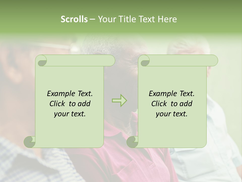 Real People Cheerful Emotions PowerPoint Template