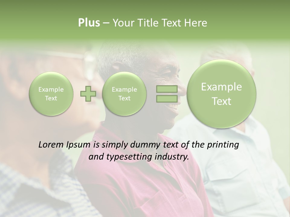 Real People Cheerful Emotions PowerPoint Template