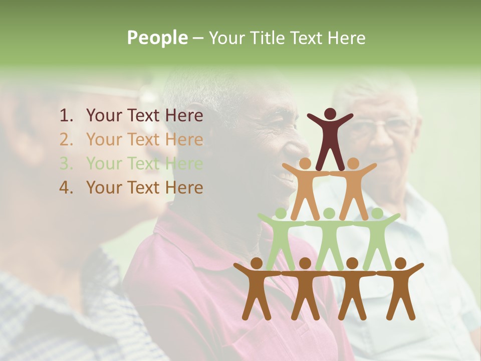 Real People Cheerful Emotions PowerPoint Template