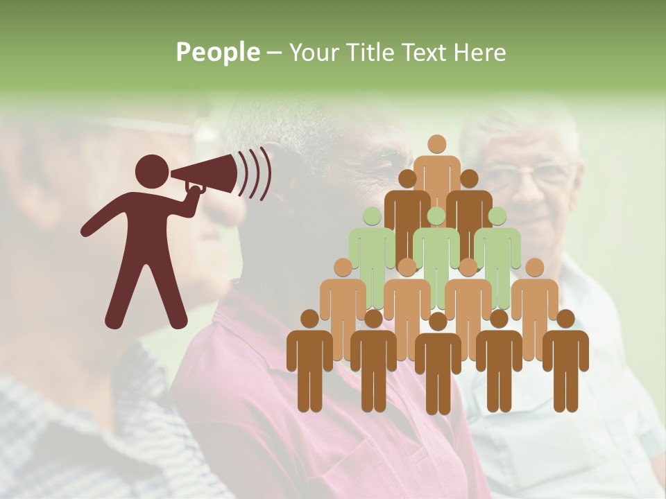 Real People Cheerful Emotions PowerPoint Template