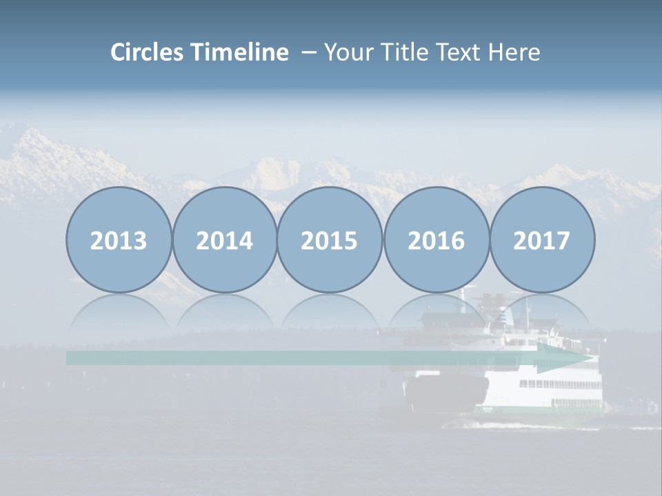 Ferry Puget Sound PowerPoint Template