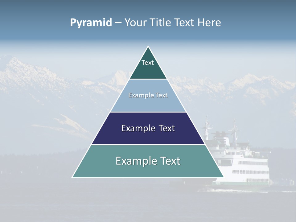 Ferry Puget Sound PowerPoint Template