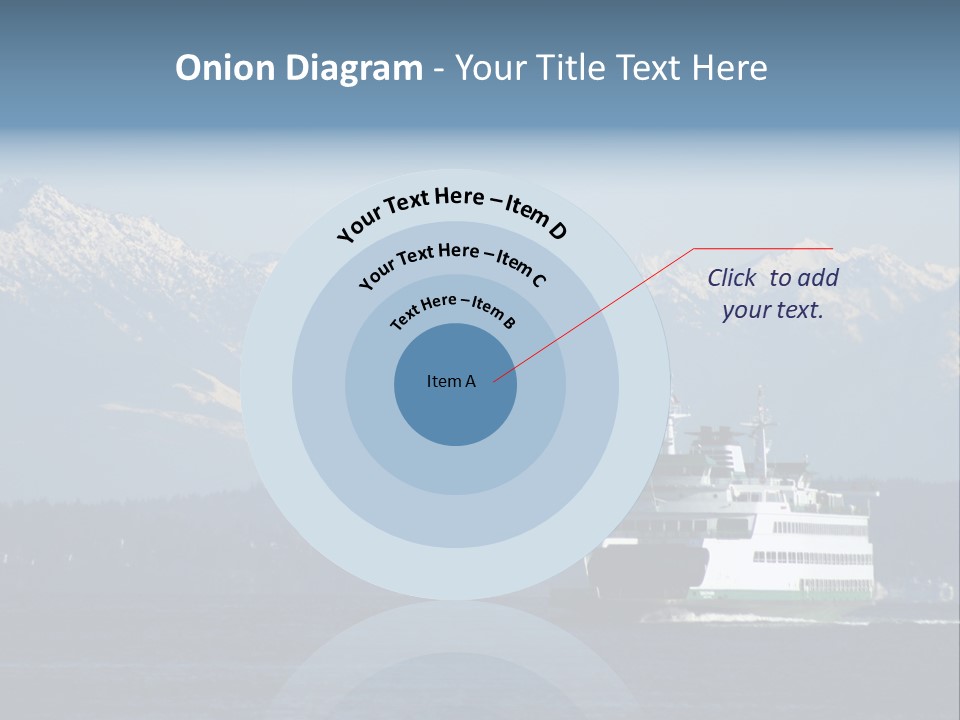 Ferry Puget Sound PowerPoint Template