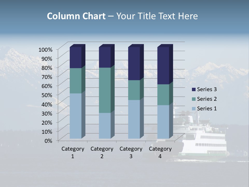 Ferry Puget Sound PowerPoint Template
