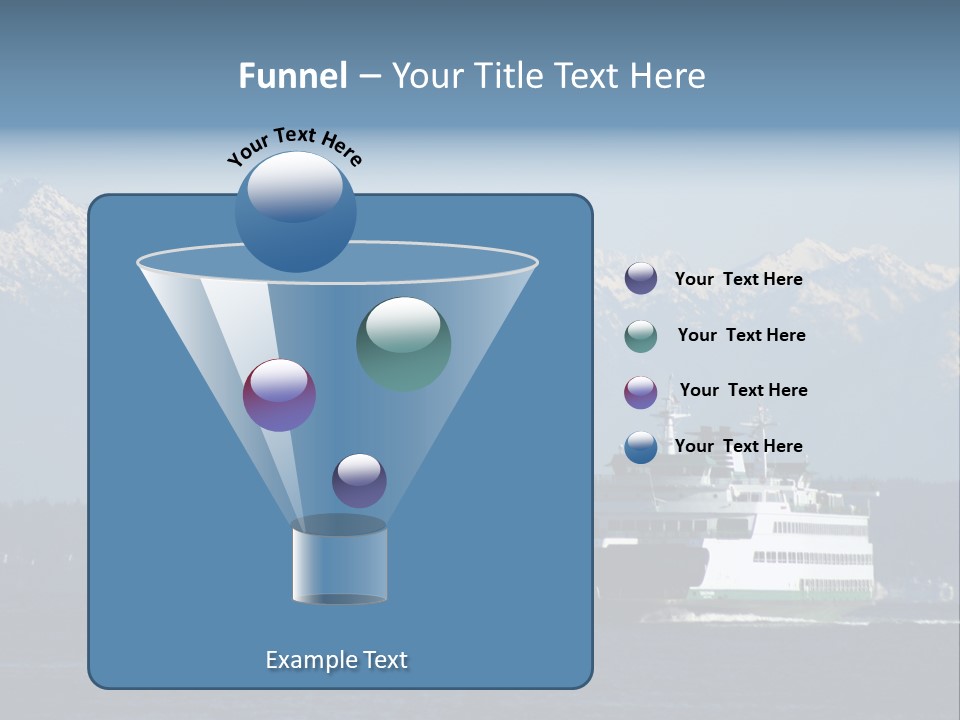 Ferry Puget Sound PowerPoint Template