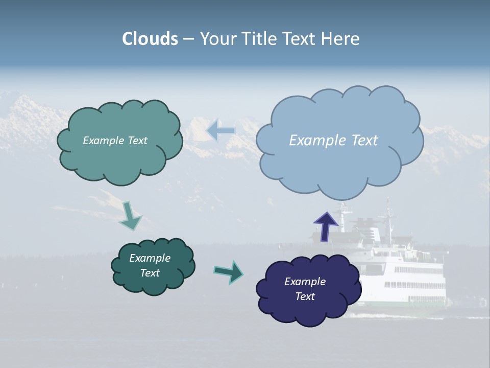 Ferry Puget Sound PowerPoint Template