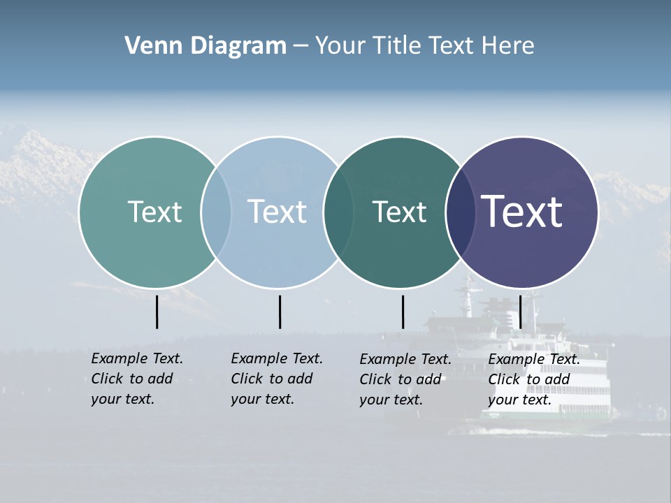 Ferry Puget Sound PowerPoint Template