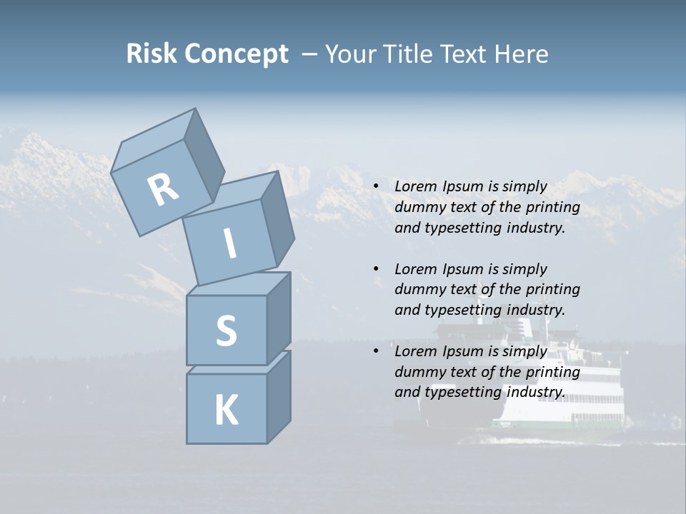 Ferry Puget Sound PowerPoint Template