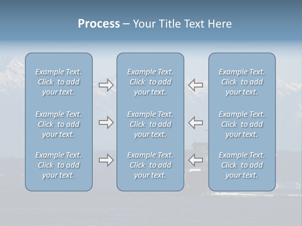 Ferry Puget Sound PowerPoint Template