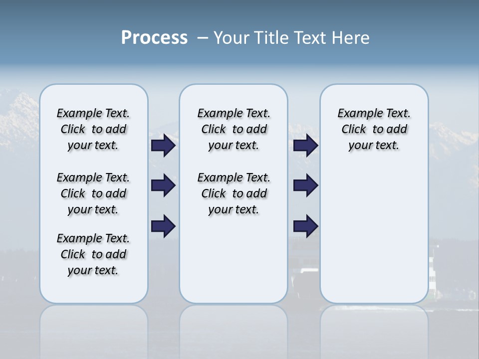 Ferry Puget Sound PowerPoint Template
