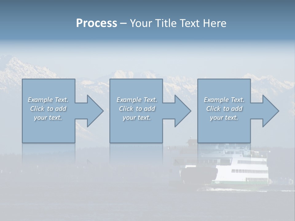 Ferry Puget Sound PowerPoint Template