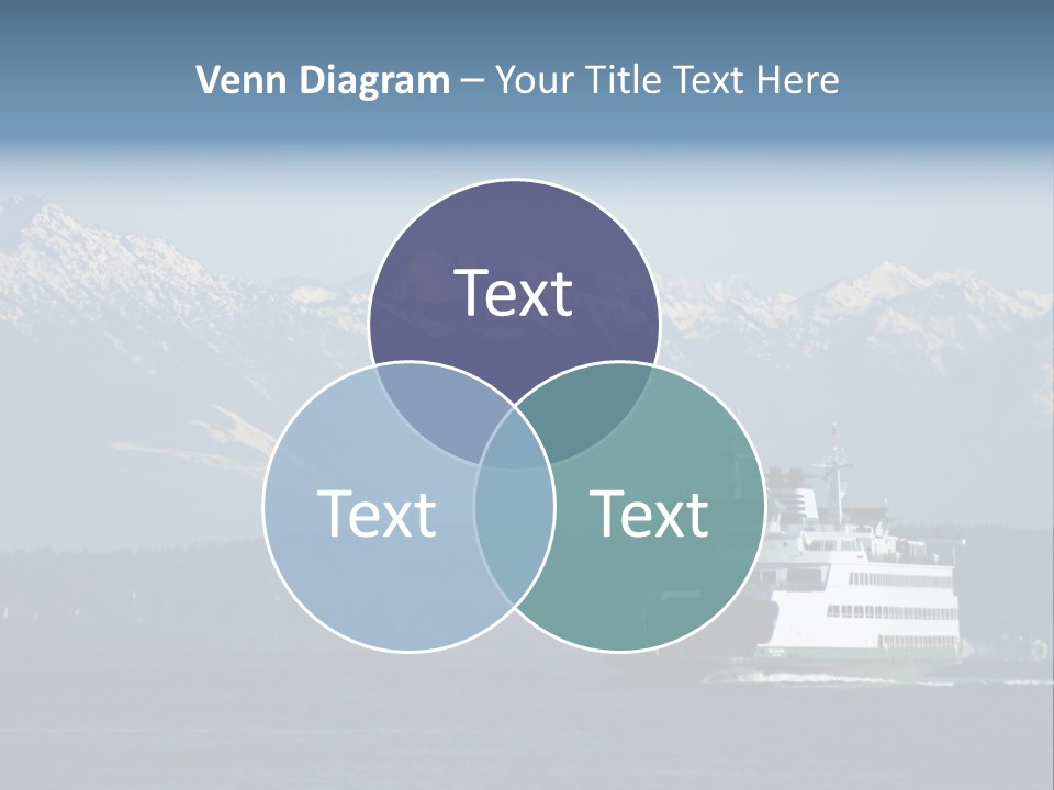 Ferry Puget Sound PowerPoint Template