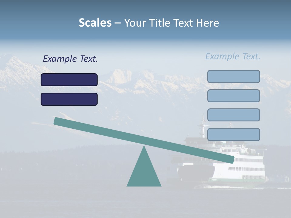 Ferry Puget Sound PowerPoint Template