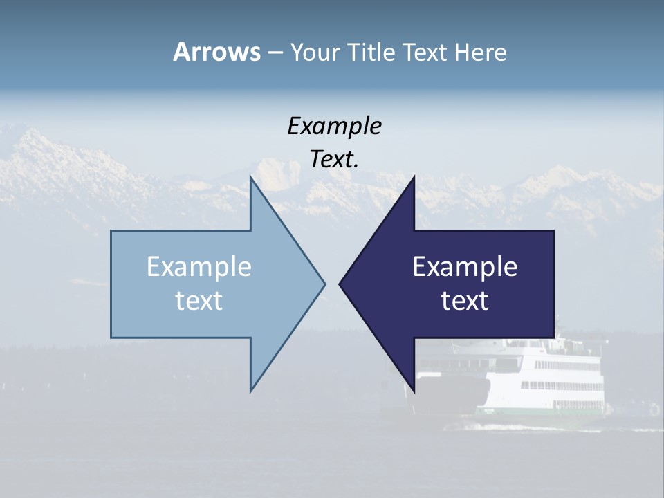 Ferry Puget Sound PowerPoint Template
