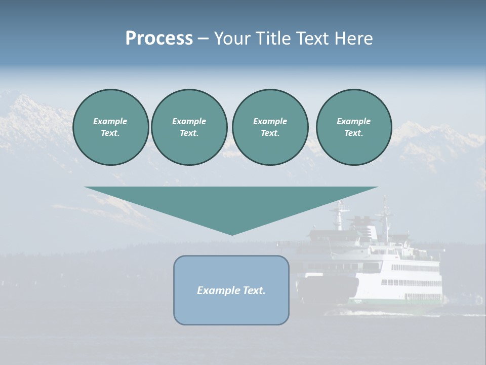 Ferry Puget Sound PowerPoint Template