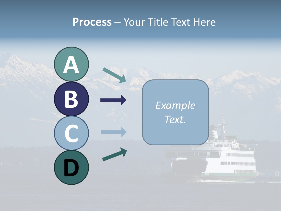 Ferry Puget Sound PowerPoint Template