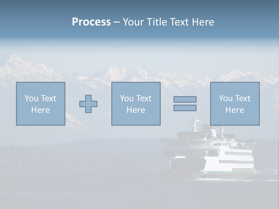 Ferry Puget Sound PowerPoint Template