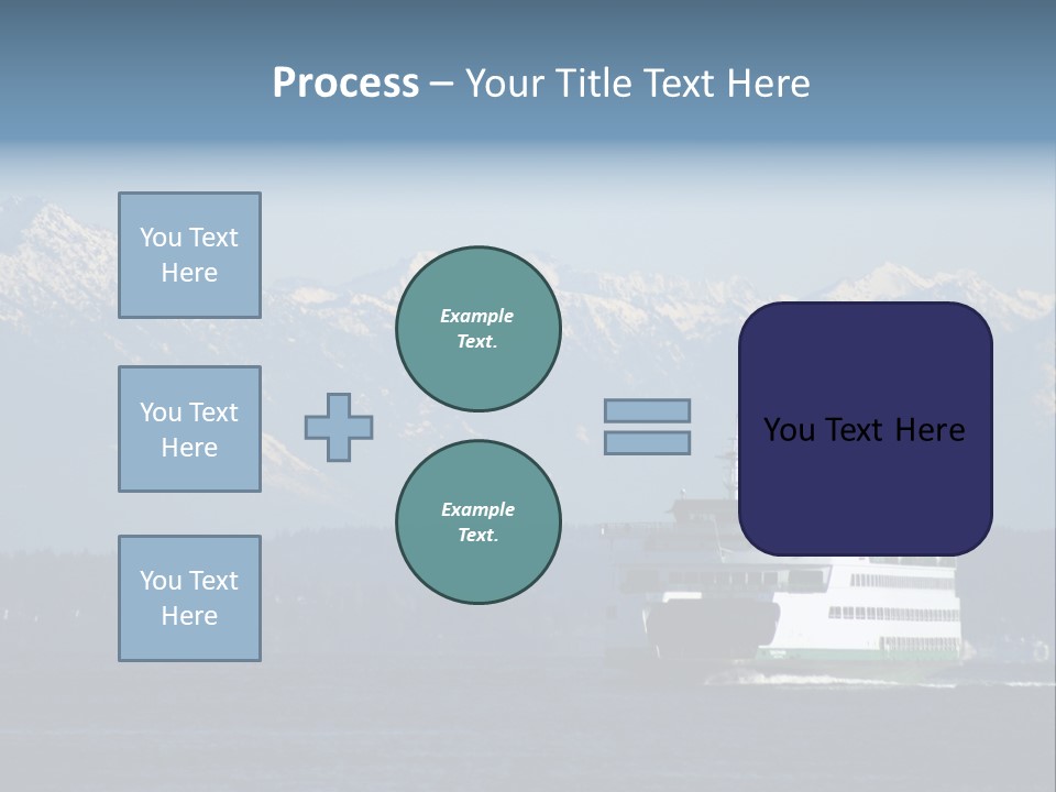 Ferry Puget Sound PowerPoint Template