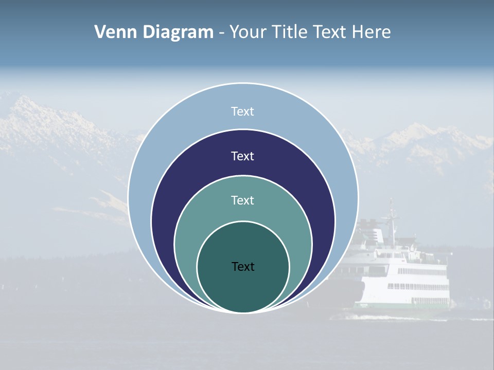 Ferry Puget Sound PowerPoint Template