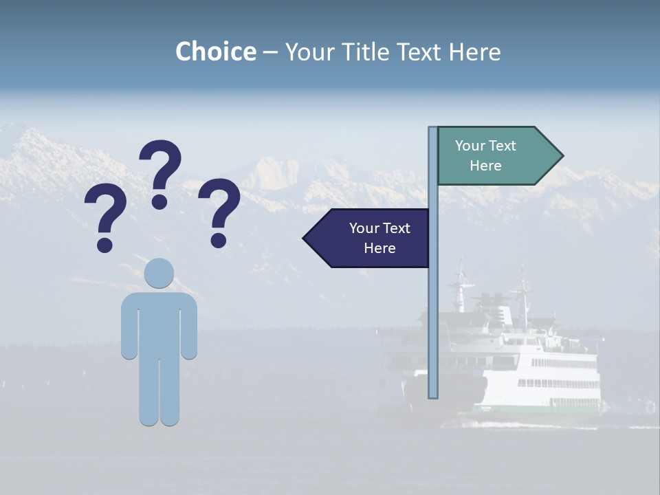 Ferry Puget Sound PowerPoint Template