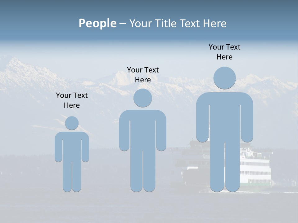 Ferry Puget Sound PowerPoint Template