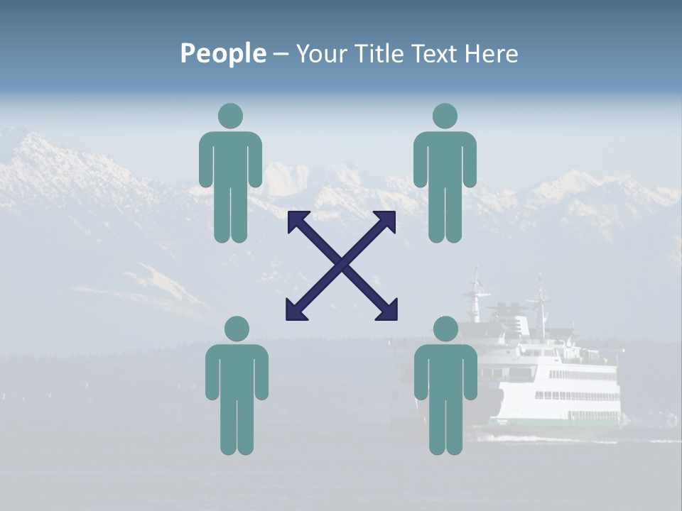 Ferry Puget Sound PowerPoint Template