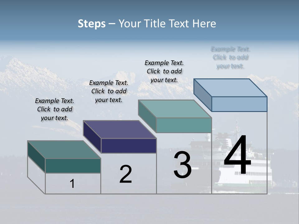 Ferry Puget Sound PowerPoint Template