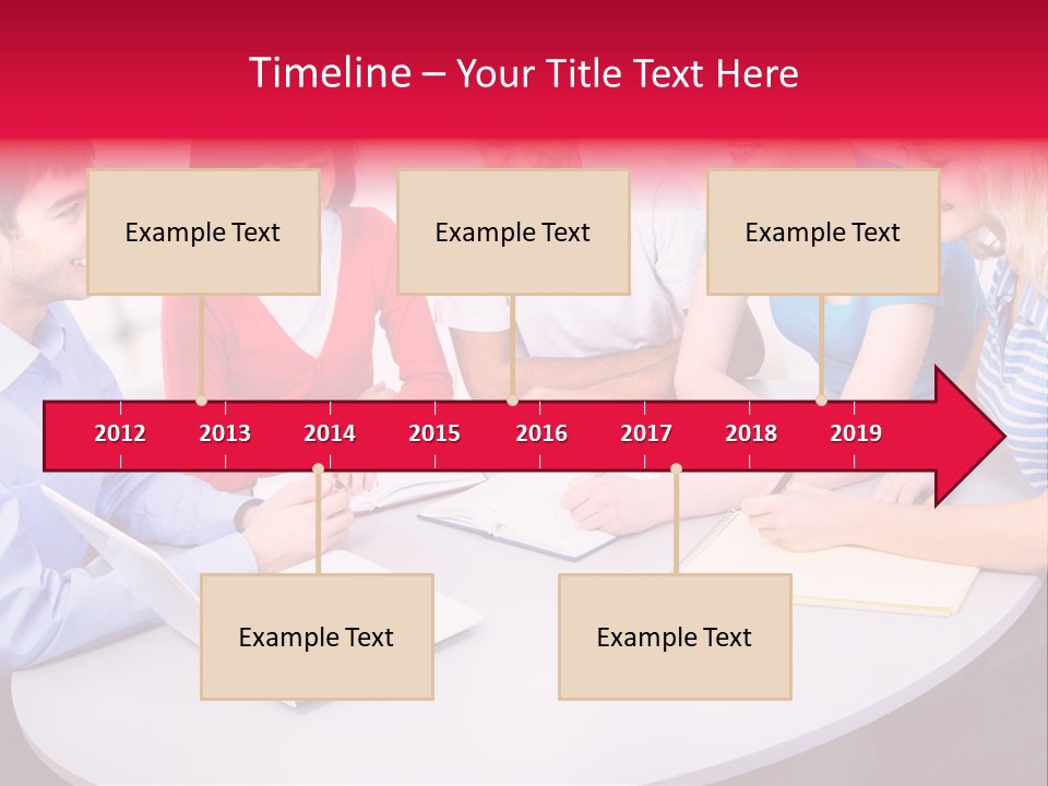 College Smile Teenager PowerPoint Template