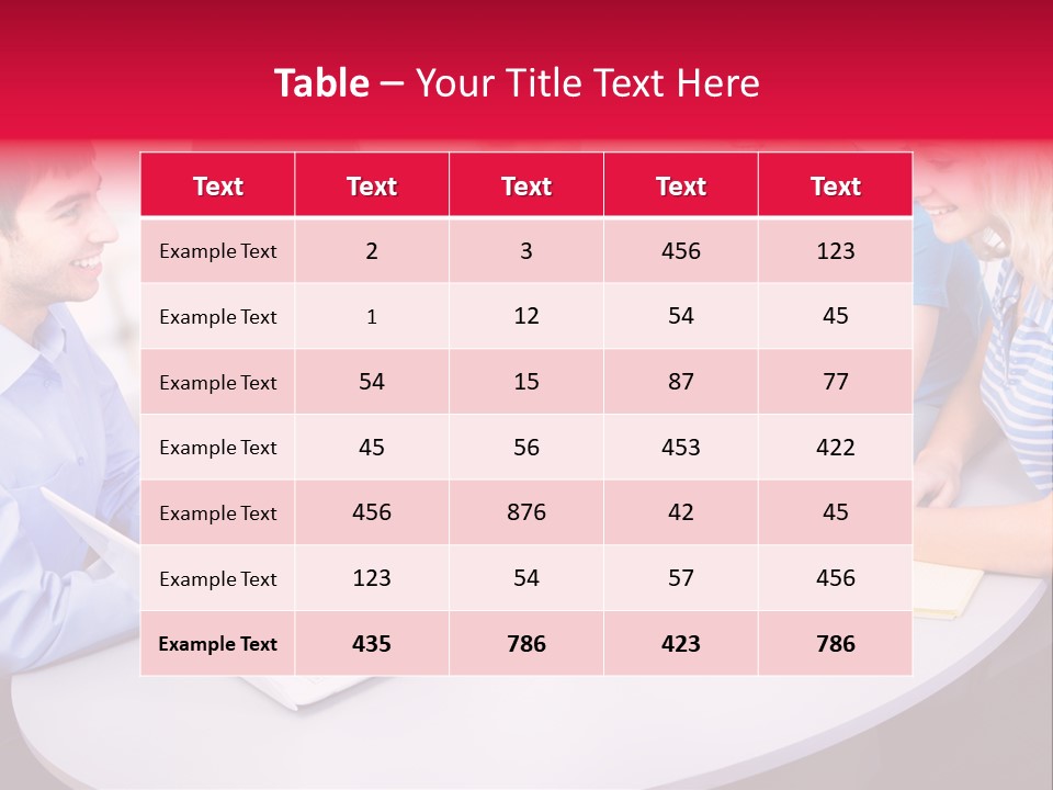 College Smile Teenager PowerPoint Template