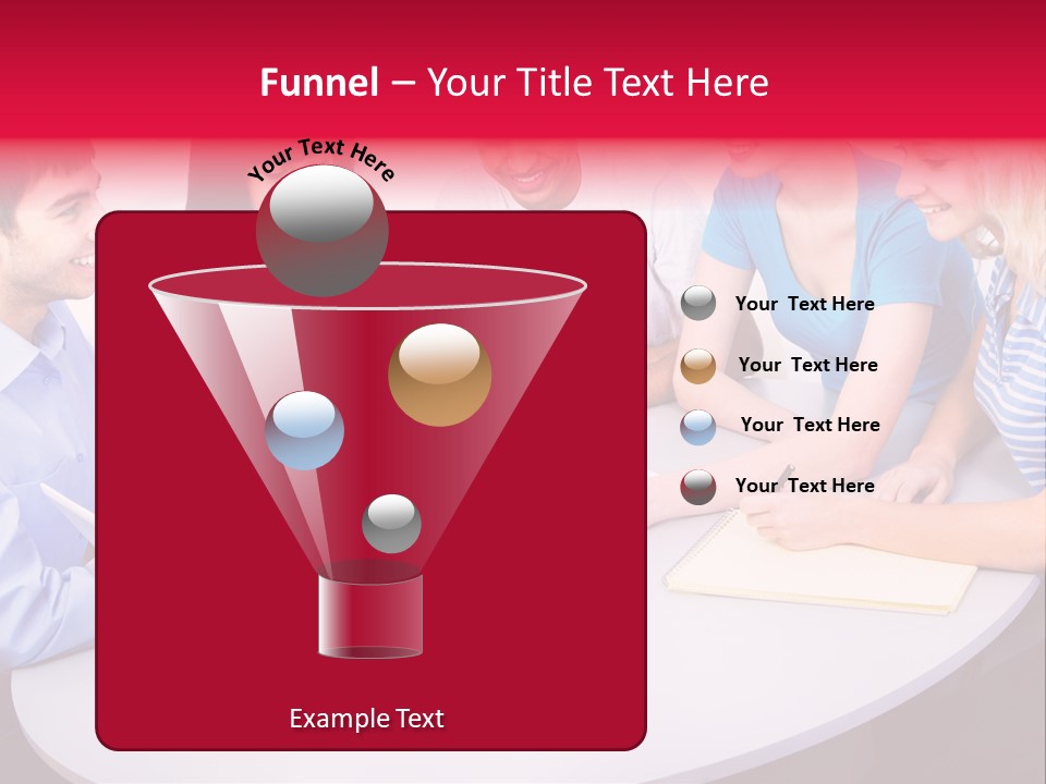 College Smile Teenager PowerPoint Template