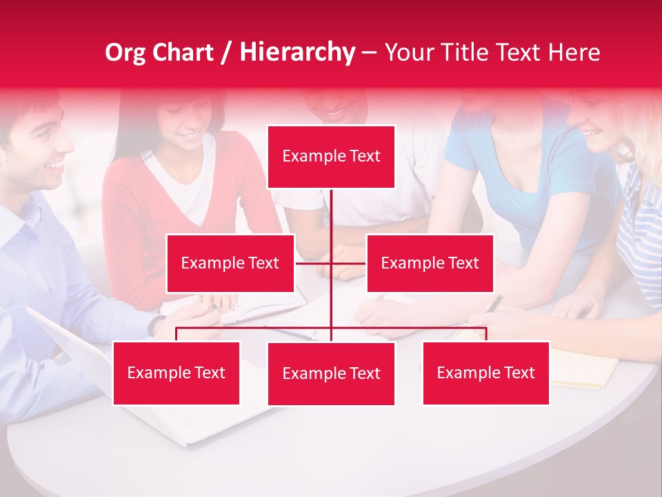 College Smile Teenager PowerPoint Template