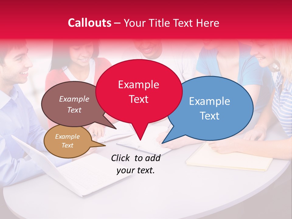 College Smile Teenager PowerPoint Template